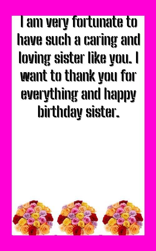 quotes on birthday wishes for sister